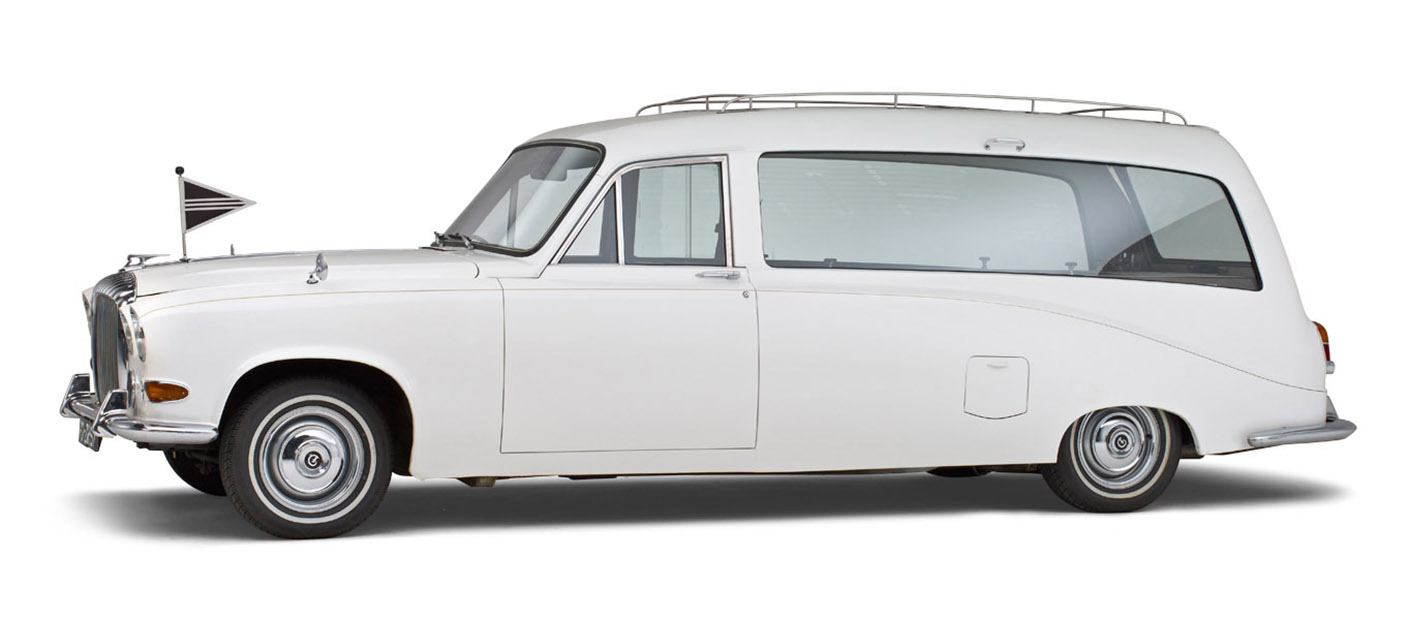 Landaulet Rouwauto (grijs)